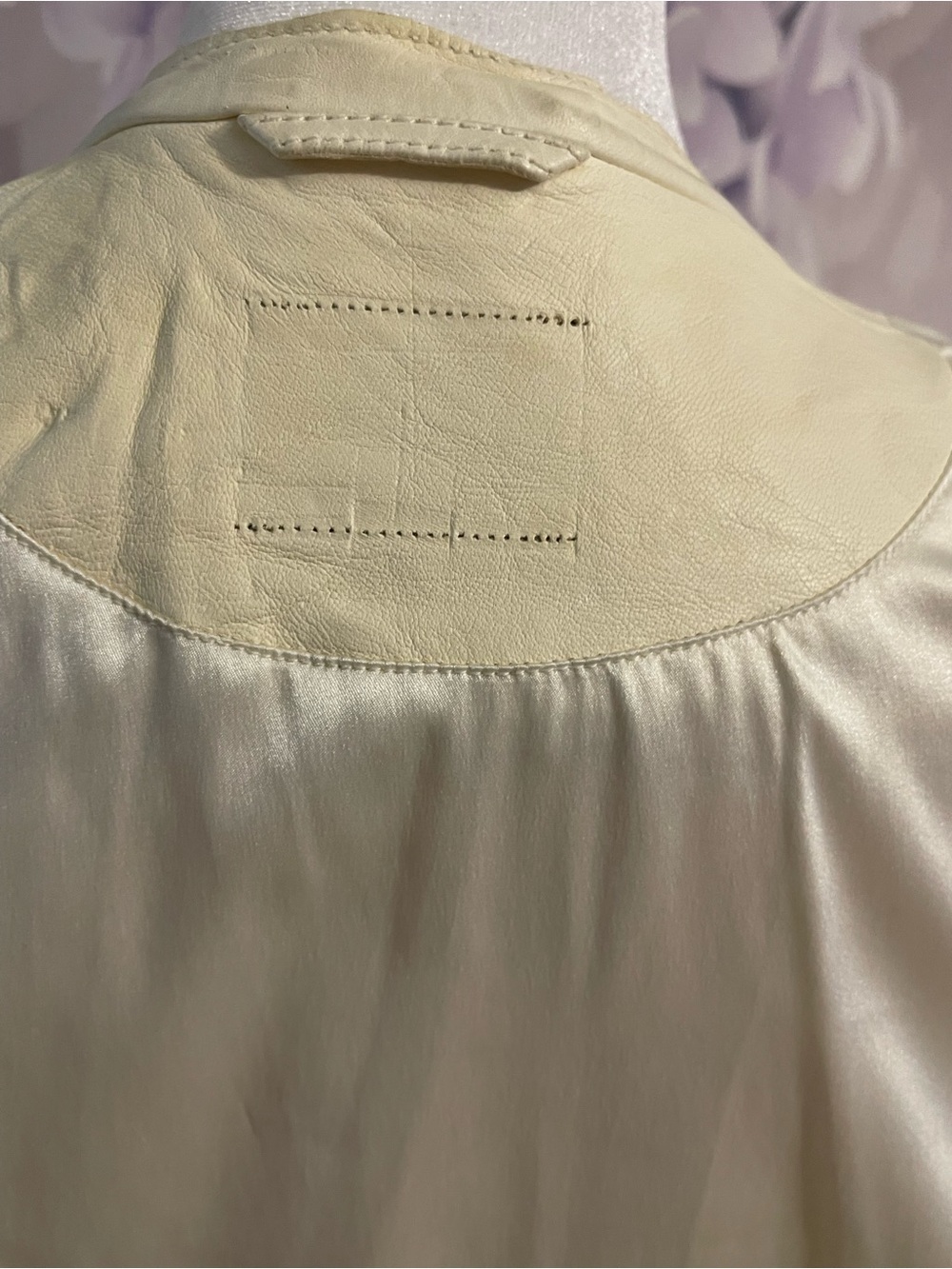 Lamarque Cream Button-Front Jean Jacket - Picture 6 of 9